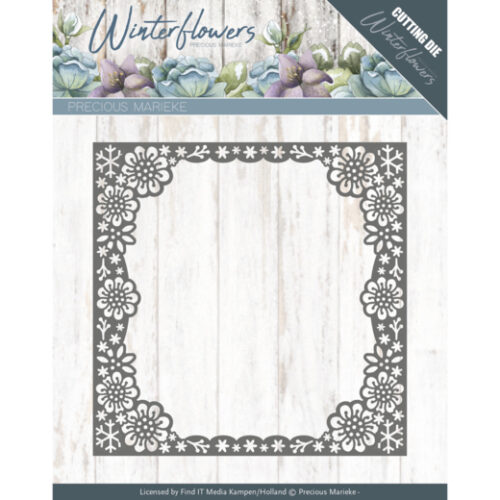 PM10139 Dies - Precious Marieke - Winter Flowers - Snowflake flower frame PM10139 Dies - Precious Marieke - Winter Flowers - Snowflake flower frame