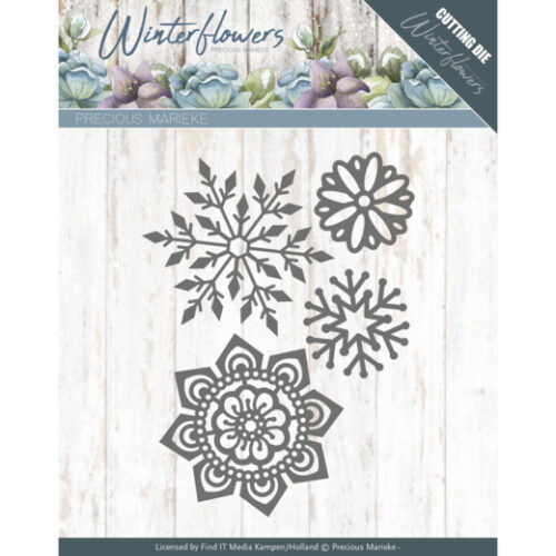 PM10143 Snijmal Winterflowers Ice Flowers Precious Marieke PM10143 Snijmal Winterflowers Ice Flowers Precious Marieke