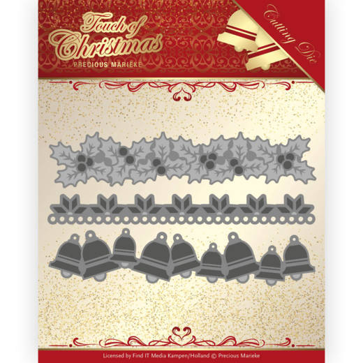 snijmallen randen kerstborders