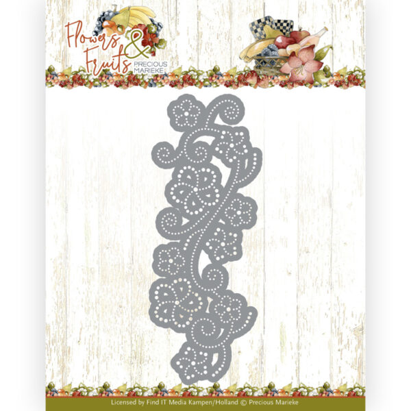 Borduurmal Marieke - Flowers and Fruits - Fruit Blossom Border