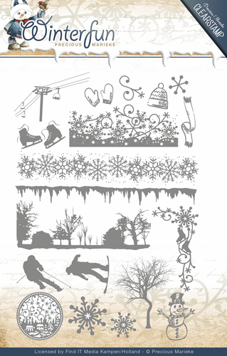 Clear stempels Winterfun Clear stempels Winterfun