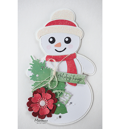 PS8018 Craft stencils Snowman by Marleen
