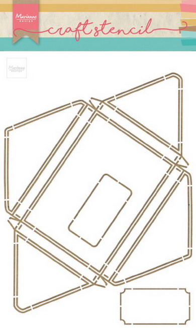 craft stencil A4 envelop