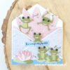 craft stencil waterlilly