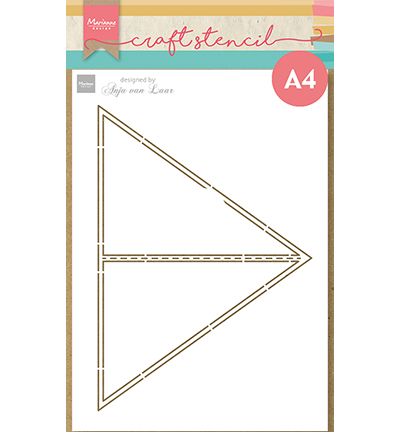 craft stencil anja's triangle