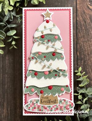 craftstencil kerstboom christmas tree