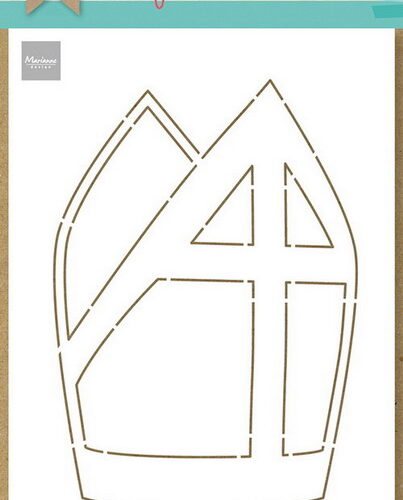 craft stencil sinterklaasmijter