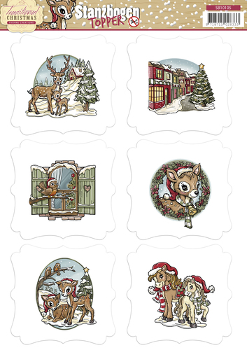 Topper Traditional Christmas Yvonne Creations Topper Traditional Christmas Yvonne Creations