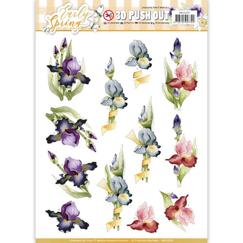 Uitdrukvel Precious Marieke - Early Spring - Irises