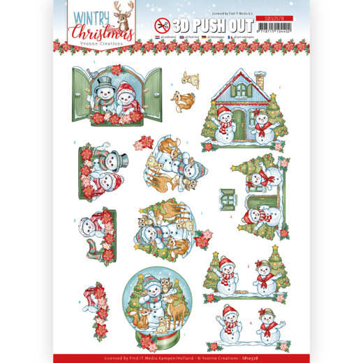 Uitdrukvel - Yvonne Creations - Wintry Christmas - Christmas Home