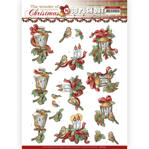 SB10691 Uitdrukvel - Yvonne Creations - The Wonder of Christmas - Wonderful Candles SB10691 Uitdrukvel - Yvonne Creations - The Wonder of Christmas - Wonderful Candles