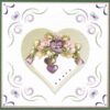 Precious Marieke uitdrukvel - Painted Pansies - Purple