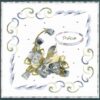 Precious Marieke uitdrukvel Painted Pansies - Blue