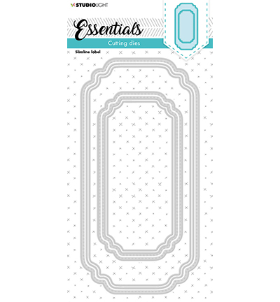 Snijmallen Slimline label Essentials nr.184