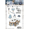 Stempel A6 met besneeuwd huisje
