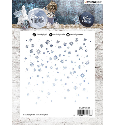 Clearstamp Background Snowy