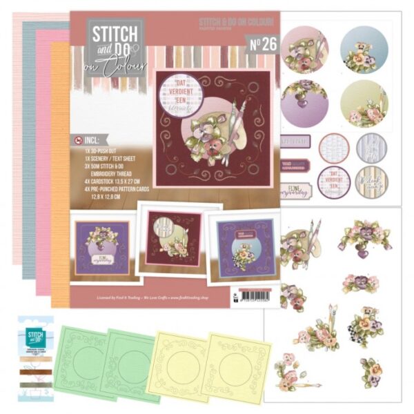 stitch and do painted pansies