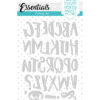 Snijmallen Alphabet Mixed Media Essentials nr.391
