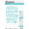 Snijmallen Alphabet Mixed Media Essentials nr.391