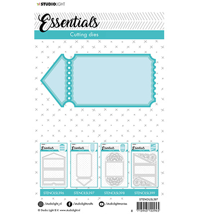 Snijmallen Cardshape Ticket Essentials nr.397