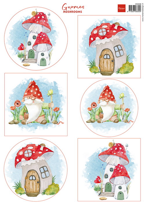 knipvel paddenstoelen