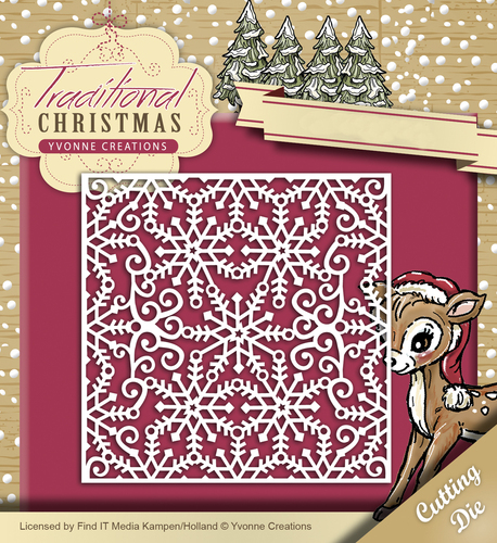 Snijmal Snowflake Frame Traditional Christmas Yvonne Creations Snijmal Snowflake Frame Traditional Christmas Yvonne Creations