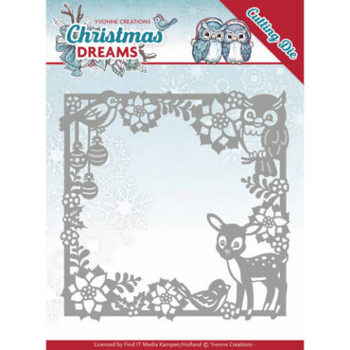Snijmal Yvonne Creations Christmas Dreams - Animal Frame