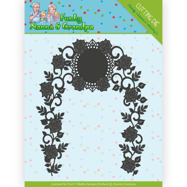 Snijmal Yvonne Creations - Funky Nanna's - Floral Arch