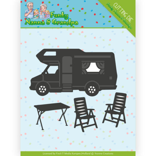 Snijmallen Yvonne Creations - Funky Nanna's - Camper