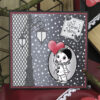 YCD10197 Snijmal Yvonne Creations - Petit Pierrot - France Lantern vb