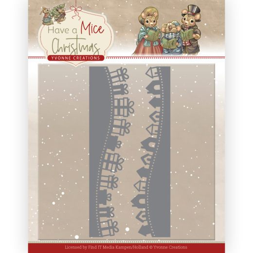 Snijmallen Have a Mice Christmas Christmas Gift Borders