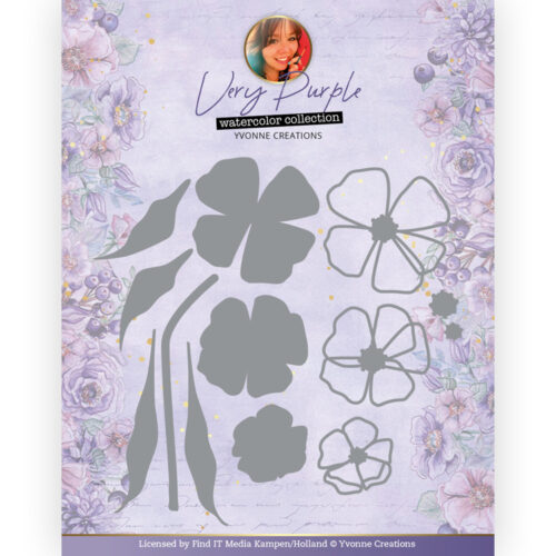 Snijmallen - Yvonne Creations - Very Purple - Flowers Snijmallen - Yvonne Creations - Very Purple - Flowers