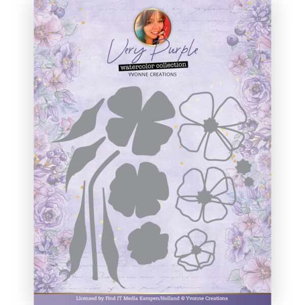 Snijmallen - Yvonne Creations - Very Purple - Flowers Snijmallen - Yvonne Creations - Very Purple - Flowers