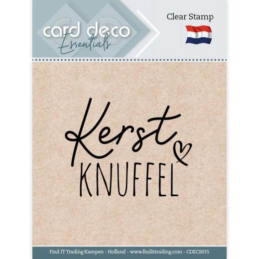 Card Deco Essentials clearstamps Kerstknuffel Clearstamps kerstknuffel