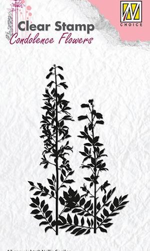 Clear Stamp Condolence flowers- flower 5