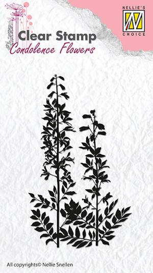 Clear Stamp Condolence flowers- flower 5