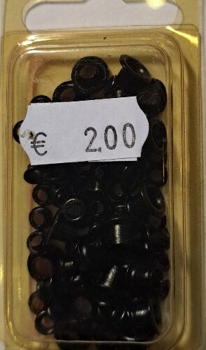 Eyelets zwart