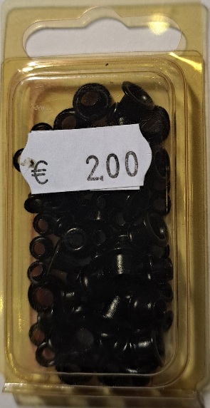 Eyelets zwart