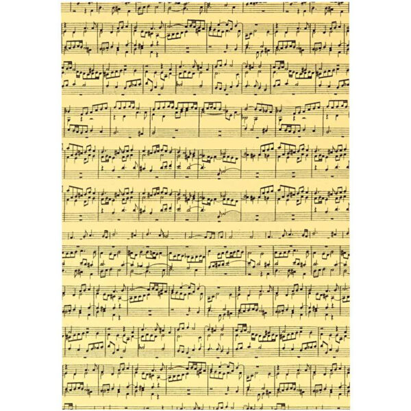 Dubbelzijdig muziekkarton