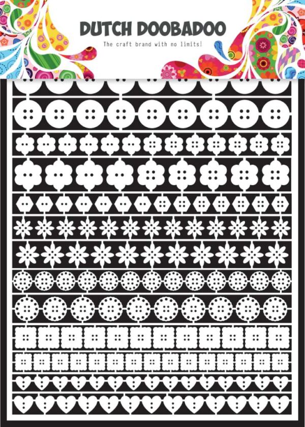 Dutch Paper Art Buttons