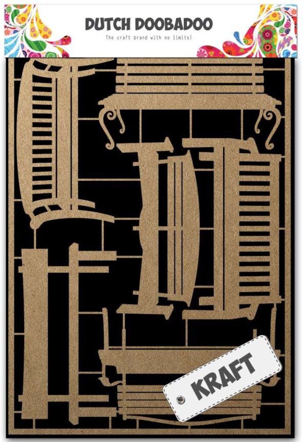 Dutch Paper Art Kraft Tuinbankje