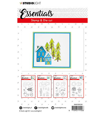 Clearstamps and dies kerst
