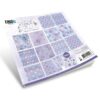 Designpapier lilatinten mystic winter