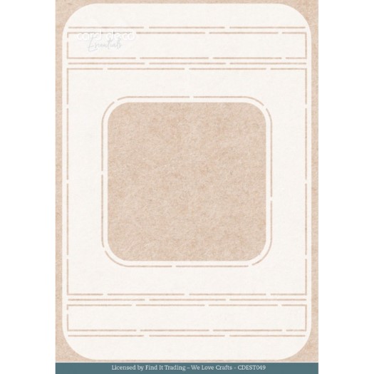 Stencil Card Mystic Winter