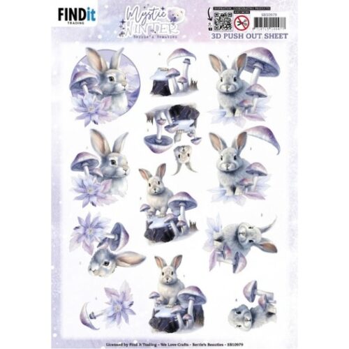 Uitdrukvel - Berries Beauties - Mystic Winter - Rabbits