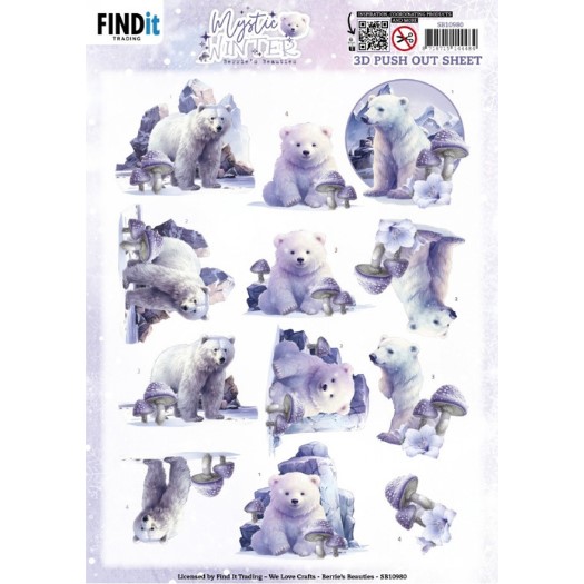 Uitdrukvel - Berries Beauties - Mystic Winter - Mystic Polar Bears