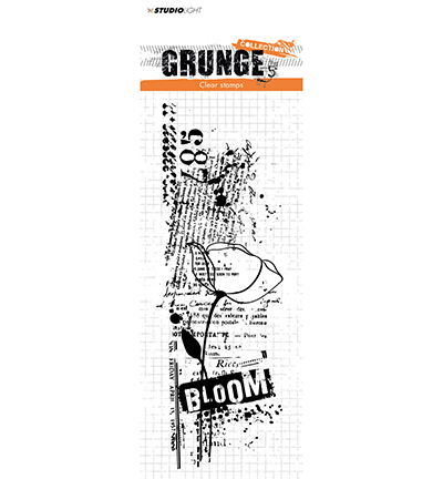 STAMPSL358 Clear Stamp Grunge Collection 2.0, nr.358 Clear stamp bloom
