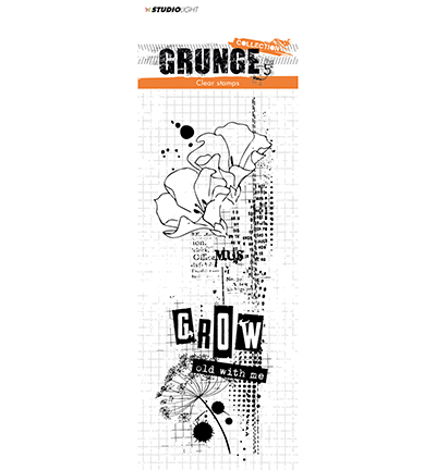 STAMPSL359 Clear Stamp Grunge Collection 2.0, nr.359 Clearstamps Grow old with me - grunge