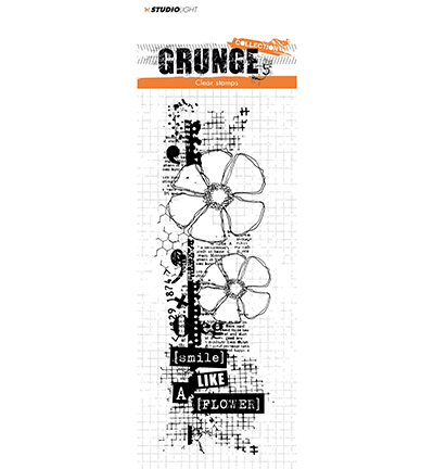 STAMPSL361 Clear Stamp Grunge Collection 2.0, nr.361 Clear stamp smile like a flower