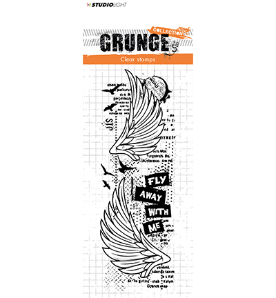 Clear stamp fly with me